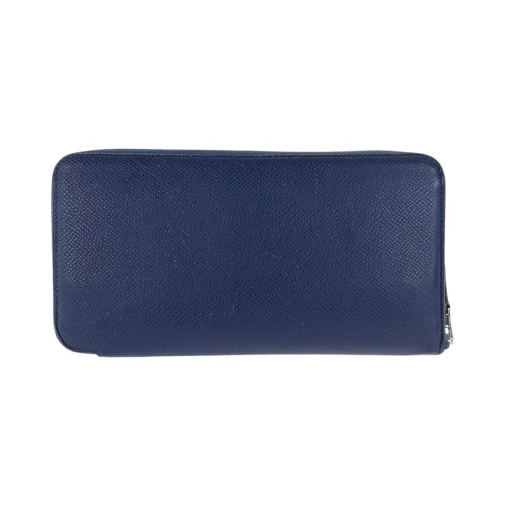 Hermes Azap Long Silk'in Wallet Navy